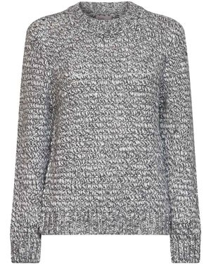 Herno Jumper Melange Alpaca Blend And Lurex - Grey