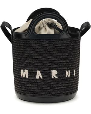 Marni Tropicalia Bucket Bag - Black