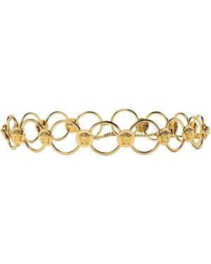 Versace La Medusa Belt - White
