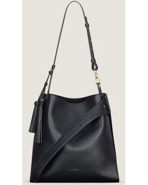 Givenchy Givenchy Leather With Tassel Shoulder Bag - Black