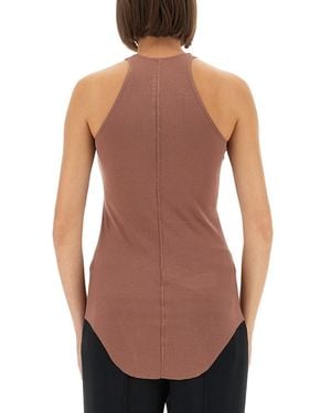 Rick Owens Basic Tank Top Viscose - White