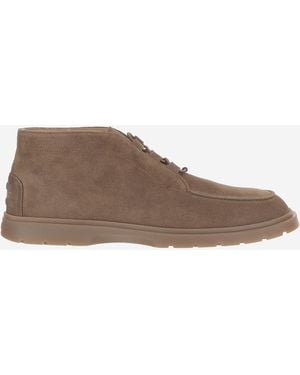 Tod's Ankle Boots Suede - Brown