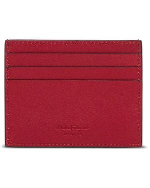 Ferragamo Cardholder Revival Leather Calf Accessory - Red
