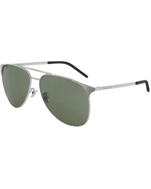 Saint Laurent Sunglasses Aviator Full Rim, Frame And Lens Sl279004 - Green
