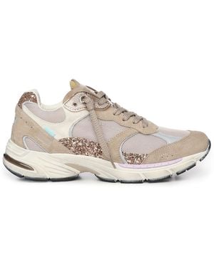 Crime London Trainers Textile Leather - White