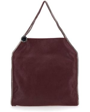 Stella McCartney Falabella Babybella Bag Eco Shaggy Deer W/Palladium Chain - Purple