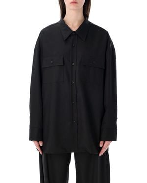 THE LATEST Daria Oversized Shirt Polyester - Black