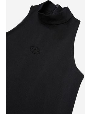 DIESEL Damy Dress Stretch Viscose Blend - Black