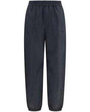 Givenchy Couture Seam Jogging Pants Cotton; Polyester - Blue