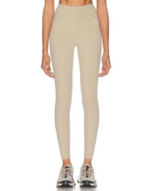 SPORTY&RICH Sr Runner Legging Nylon Elasthanne Pant - Natural