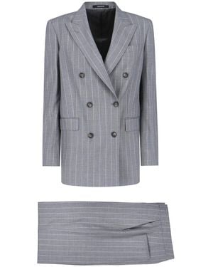 Tagliatore Double-Breasted Suit T Jasmine - Grey