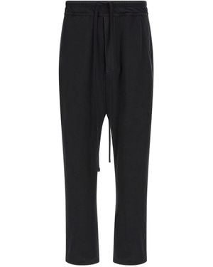 Thom Krom Organic Cotton Jersey Sweatpants - Black