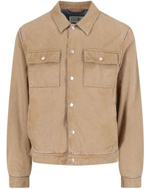 MM6 by Maison Margiela Jackets Cotton - Natural