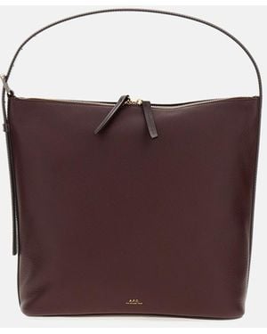 A.P.C. Sac Vera Shoulder Bag - Purple