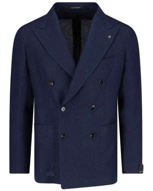 Tagliatore Double-Breasted Blazer - Blue