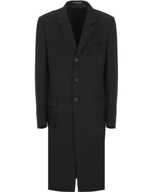 Yohji Yamamoto Cellulose Coat - Black