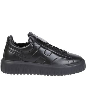 Hogan H-Stripes Sneakers - Black