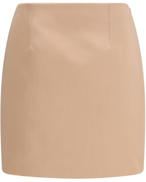 Chloé Satin Skirt - Natural