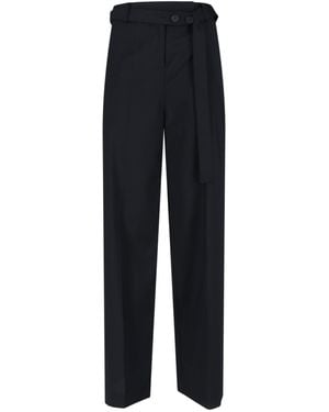 Eudon Choi Trousers Virgin Wool - Blue