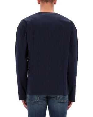 DIESEL Cotton T-Shirt T-Shirts - Blue