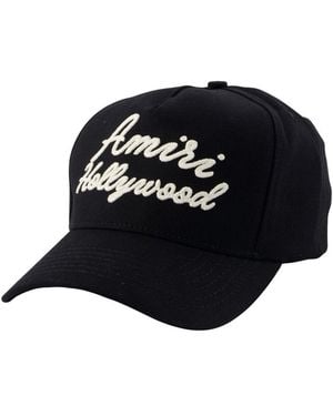 Amiri Hollywood Canvas Cap - Black