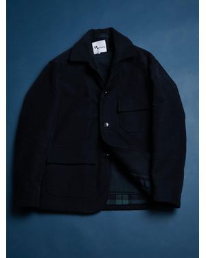 Doppiaa Aaderbale Moleskin Jacket - Blue