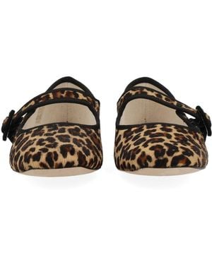 Repetto Dancer Georgia Calfskin Shoes - Multicolor