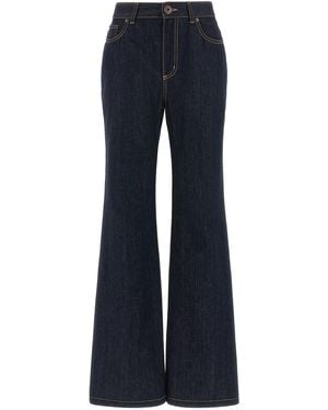 McQueen Straight Leg Jeans - Blue