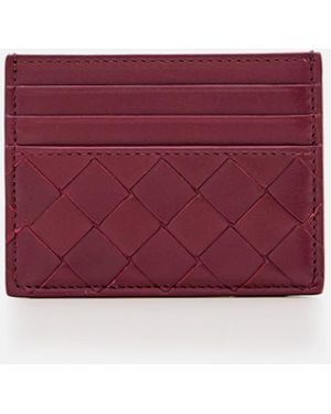 Bottega Veneta Card Holder - Purple