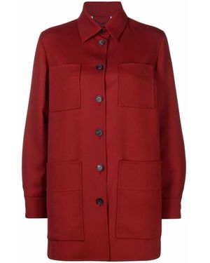 Ferragamo Long Jacket Clothing - Red