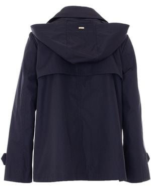 Herno Coats Cotton - Blue