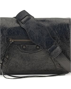 Balenciaga Shoulder Bag Le City Lambskin (Ovis Aries) - Black