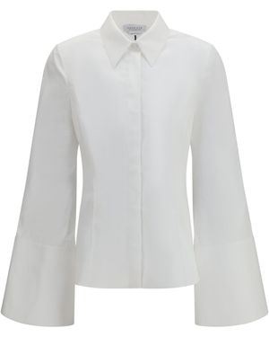 Gabriela Hearst Jataya Fitted Cotton Shirt - White