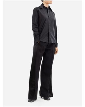 Phoebe Philo Tuxedo Shirt - Black