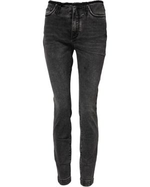 Dolce & Gabbana Slim Fit Denim Jeans - Black