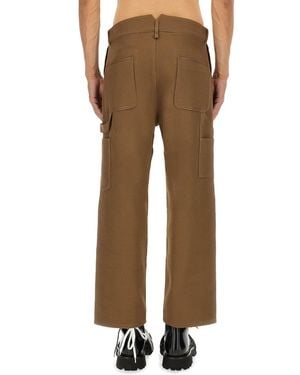 Moschino Cotton Tricot Pants Pants - Brown