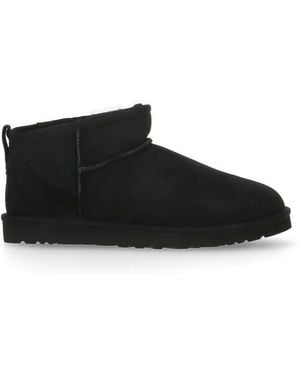 UGG Classic Ultra Mini Ankle Boots - Black