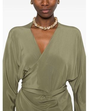 Cortana Dresses Silk - Green