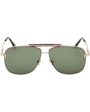 Tom Ford Ft1017 28N Metal Occhiali Sole - Green