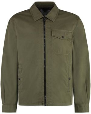 Woolrich Cotton Overshirt Shirt - Green