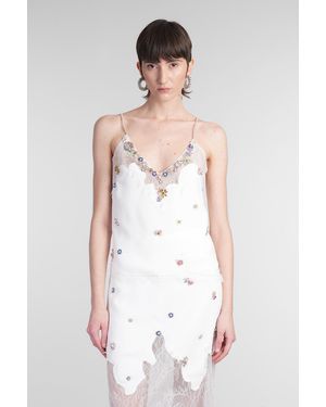 Costarellos Kaya Topwear - White