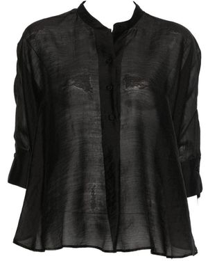 Trame Auree Shirts Lyocell - Black