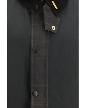 Barbour Icons Patch Bedale Waxed Jacket Cotton - Black