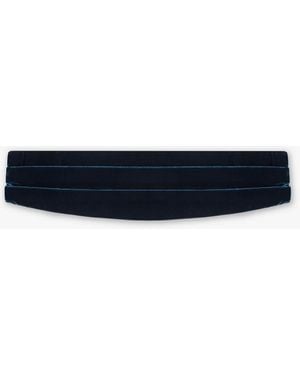 Larusmiani Cummerbund Timeless Belt - Blue