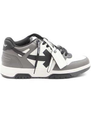 Off-White c/o Virgil Abloh Out Of Office Leather Sneakers - White