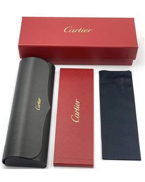 Cartier Ct0526O C De 001 Acetate Occhiali Da Vista - Red