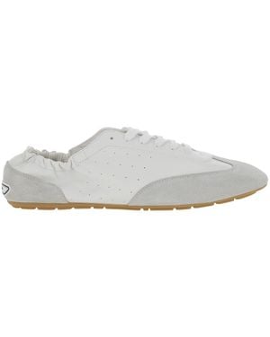 Saint Laurent Sneakers Artico Leather Lamb Sneakers - White