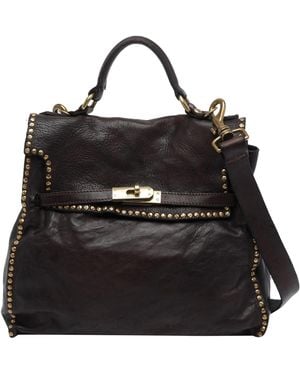 Campomaggi Large Ginevra Handbag - Black