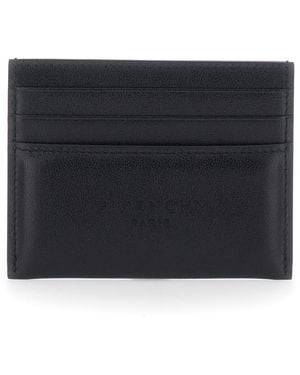 Givenchy Card Holder Calf Leather Accessory - Black