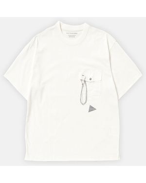 and wander Pocket T-Shirt - Natural